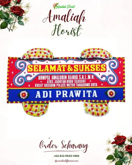 Papan Bunga Ucapan Selamat Wanasaba Lor